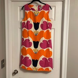 Lilly Pulitzer Jackie Oh Print Audrey shift dress 10 pink floral